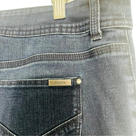 So Slimming Chico's Size 2.5 14 Pants Jeans Denium Jeggings - Picture 6 of 9